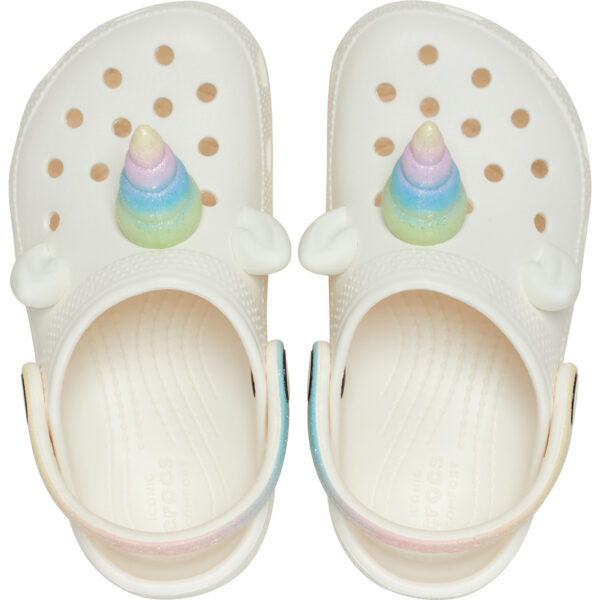 Crocs Classic IAM Rainbow UnicornCgT Çocuk Bej Terlik 209701-0WV - Görsel 4