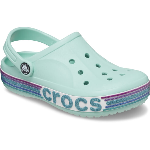 Crocs Bayaband Rainbow Glitter Clg T Çocuk Turkuaz Terlik 209731-4SS - Görsel 6