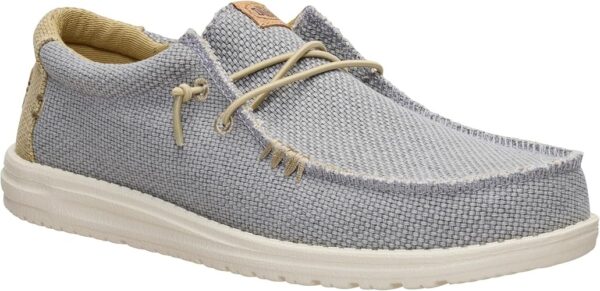 Hey Dude Wally Braided Flannel Grey Olive Grey 40003-1YF