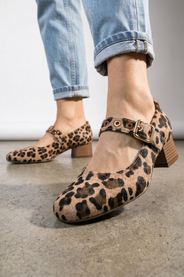 Zeyn Kadın Deri Günlük 5 punt Babet 4165 - Görsel 6