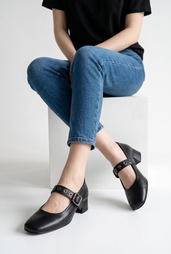 Zeyn Kadın Deri Günlük 5 punt Babet 4165