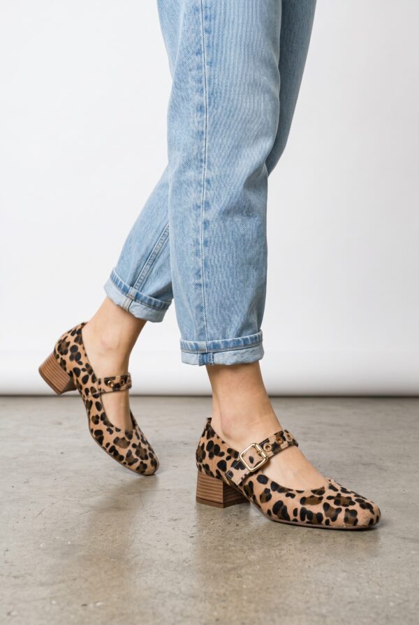 Zeyn Kadın Deri Günlük 5 punt Babet 4165 - Görsel 5