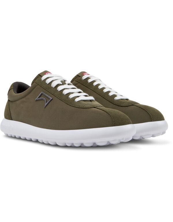 Camper Pelotas XLF Erkek Yeşil Süet Deri Tekstil  Sneaker  K101019-006 - Görsel 3