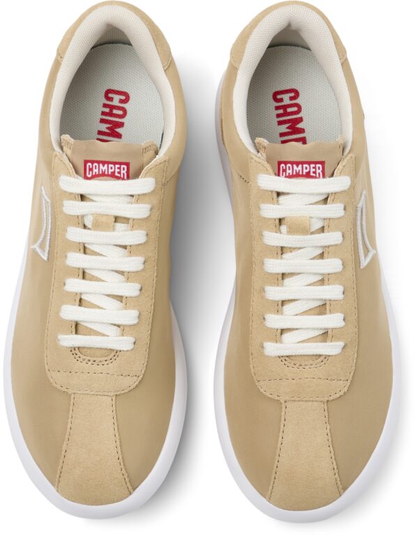 Camper Pelotas XLF Kadın Bej  Süet Deri Tekstil  Sneaker  K201759-003 - Görsel 2