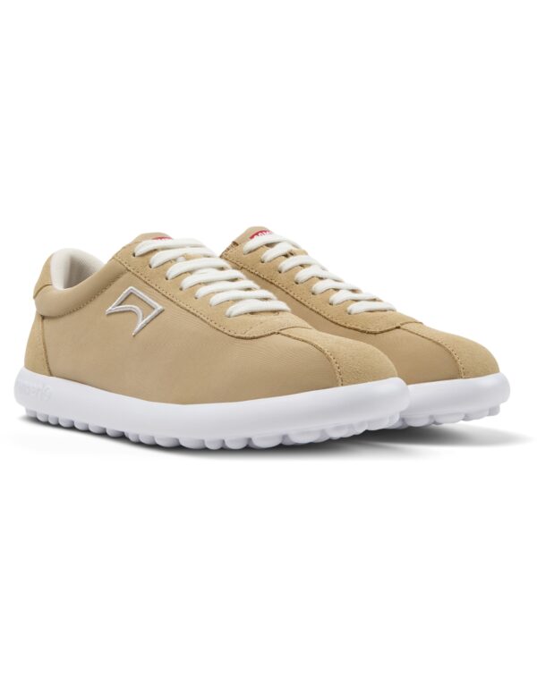 Camper Pelotas XLF Kadın Bej  Süet Deri Tekstil  Sneaker  K201759-003 - Görsel 3