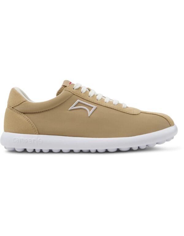 Camper Pelotas XLF Kadın Bej  Süet Deri Tekstil  Sneaker  K201759-003 - Görsel 4