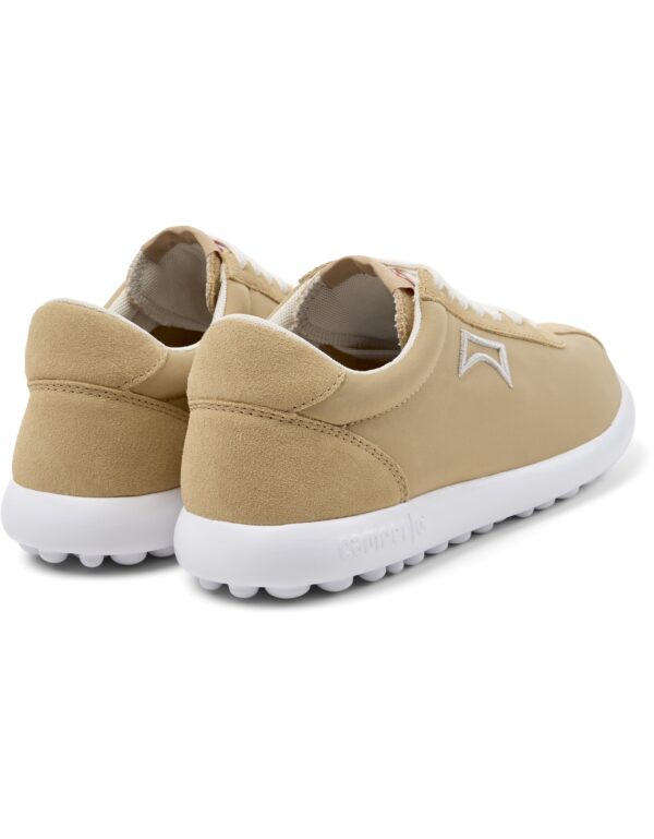 Camper Pelotas XLF Kadın Bej  Süet Deri Tekstil  Sneaker  K201759-003 - Görsel 6