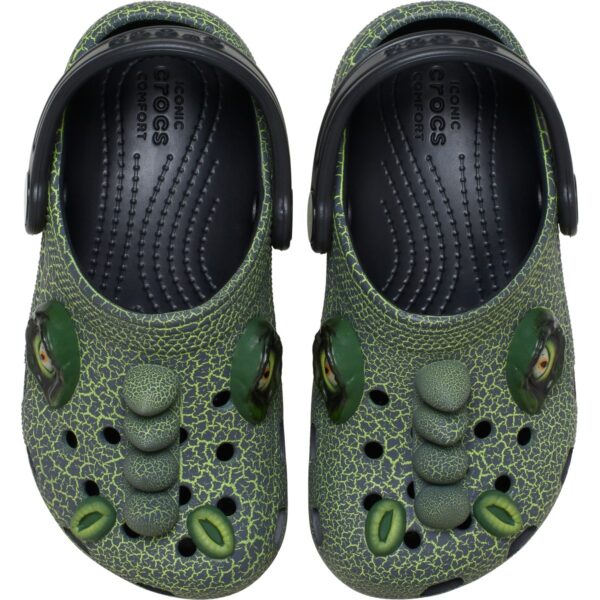 Crocs Classic IAM Scary Dino Clog T Siyah Çocuk Terlik 211372-001 - Görsel 4