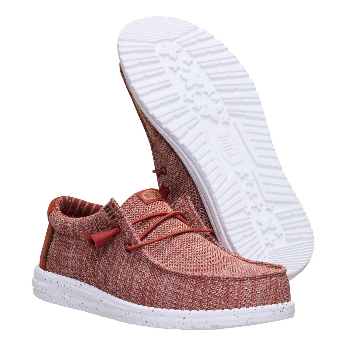 41898-7bi-colorphotos-41898-7bi-0140.jpg Hey Dude Wally Stretch Sox Burnt Red Multi Erkek Günlük Ayakkabı 41898-7BI - Görsel 1