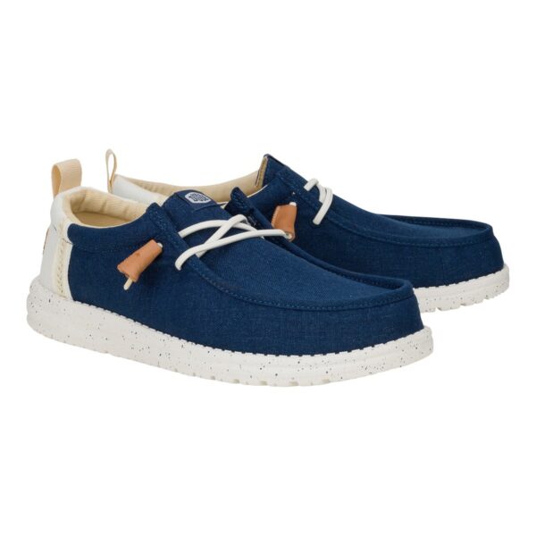 Hey Dude Wally Craft Linen Navy Blazer Multi Erkek Günlük Ayakkabı 43086-4UX - Görsel 3