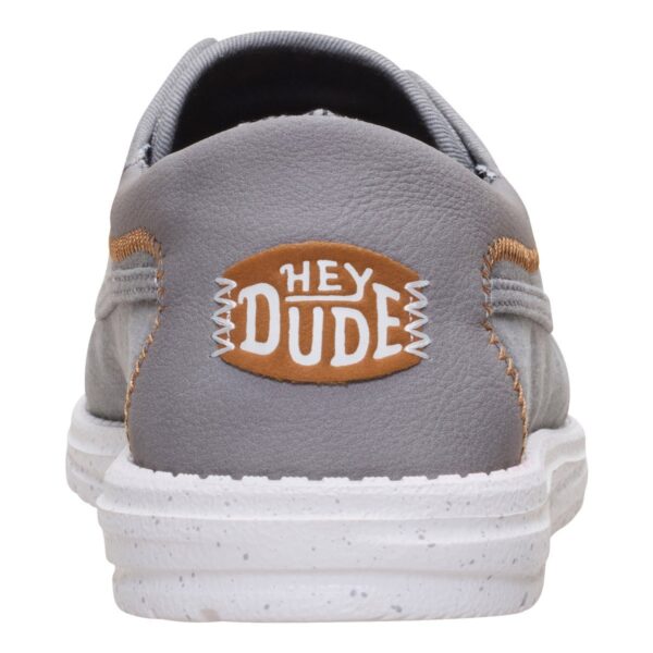 Hey Dude Wally Cru Stretch Canvas Flannel Grey Multi Erkek Loafer 45141-1XE - Görsel 5