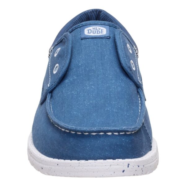 Hey Dude Wally Cru Stretch Canvas Ensign Blue Multi Erkek Loafer 45141-4ZL - Görsel 4