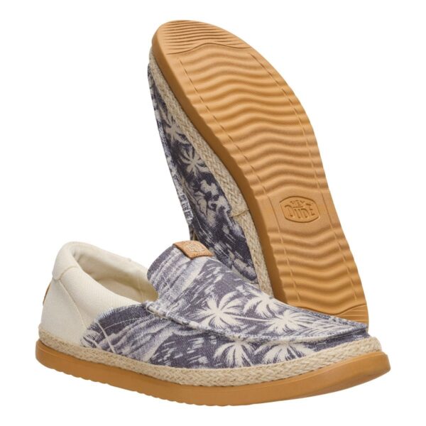 Hey Dude Harbor Lo Loafer Espadrille Bone White Multi Erkek Loafer 45174-1XM - Görsel 4