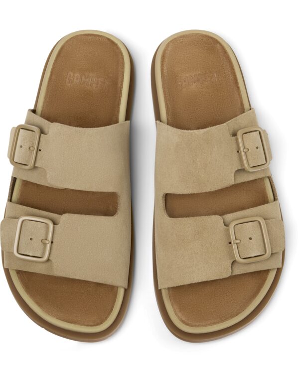 Camper L luck Erkek Vizon Süet Deri Sandal K101091-003
