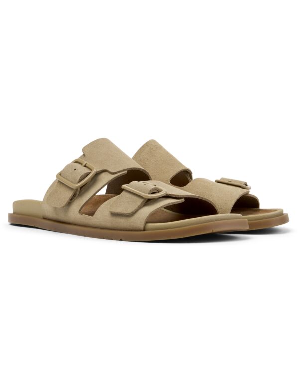 Camper L luck Erkek Vizon Süet Deri Sandal K101091-003 - Görsel 2