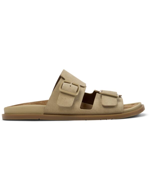 Camper L luck Erkek Vizon Süet Deri Sandal K101091-003 - Görsel 3