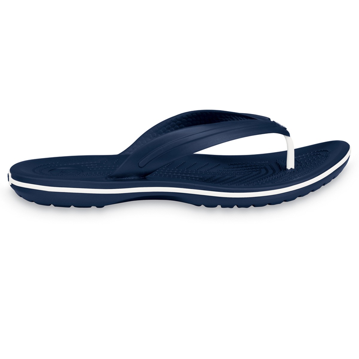 11033-410-colorphotos-11033-410-0014.jpg Crocs Crocband Flip Unisex Lacivert Parmak Arası Terlik 11033-410 - Görsel 1