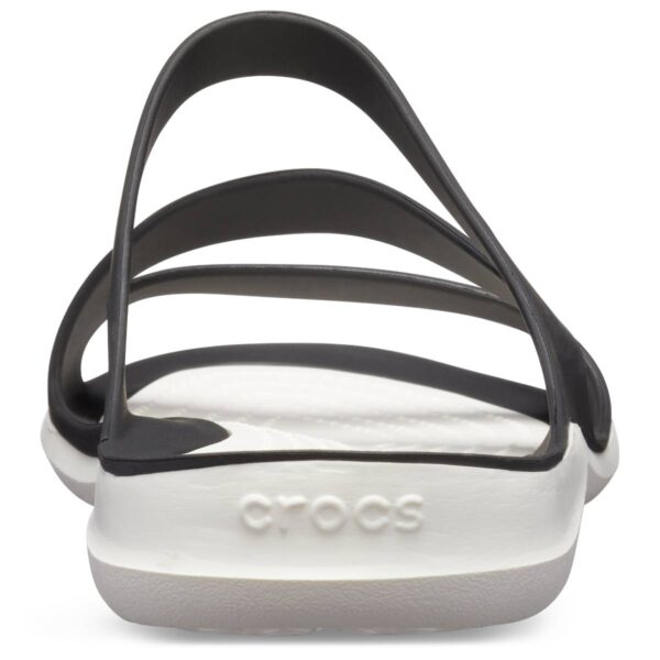 Crocs Swiftwater Sandal Kadın Siyah Beyaz Terlik 203998-066 - Görsel 5
