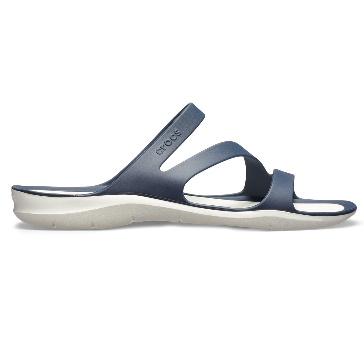 203998-462-alt100-jpg-4.jpg Crocs Swiftwater Sandal Kadın Lacivert Beyaz Terlik 203998-462 - Görsel 1