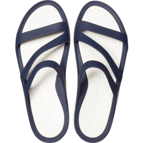 Crocs Swiftwater Sandal Kadın Lacivert Beyaz Terlik 203998-462 - Görsel 3