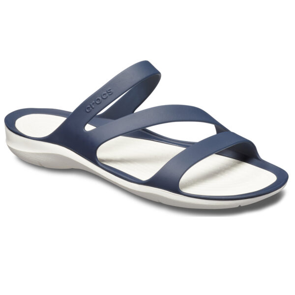 Crocs Swiftwater Sandal Kadın Lacivert Beyaz Terlik 203998-462 - Görsel 5