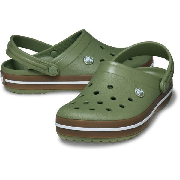Crocs Crocband Gum Clog Cargo Haki Unisex 212756-3BX - Görsel 4