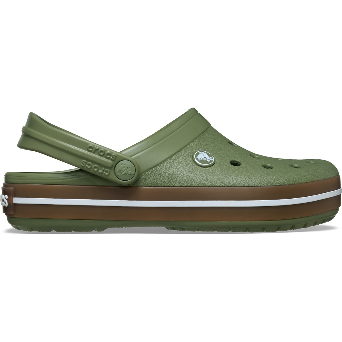 212756-3bx-colorphotos-212756-3bx-0025.jpg Crocs Crocband Gum Clog Cargo Haki Unisex 212756-3BX - Görsel 1