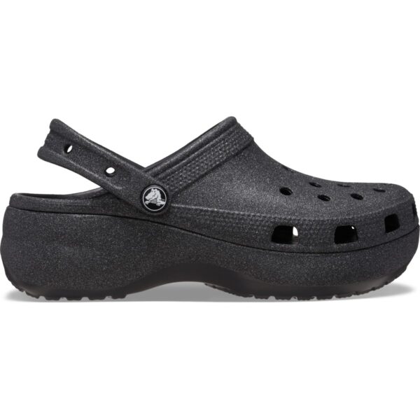 Crocs Classic Platform Glitter ClogW Siyah Kadın Spor Terlik 207241-001 - Görsel 2