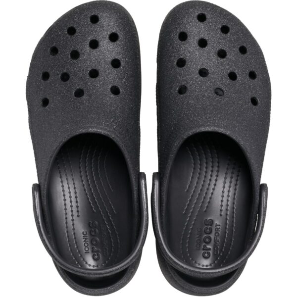 Crocs Classic Platform Glitter ClogW Siyah Kadın Spor Terlik 207241-001 - Görsel 4