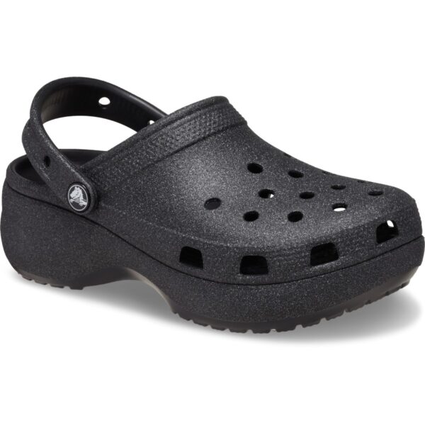 Crocs Classic Platform Glitter ClogW Siyah Kadın Spor Terlik 207241-001 - Görsel 6