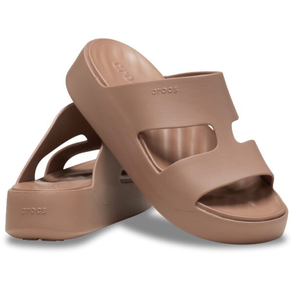 Crocs Getaway Platform H-Strap Kadın Kahverengi Terlik 209409-2Q9 - Görsel 4