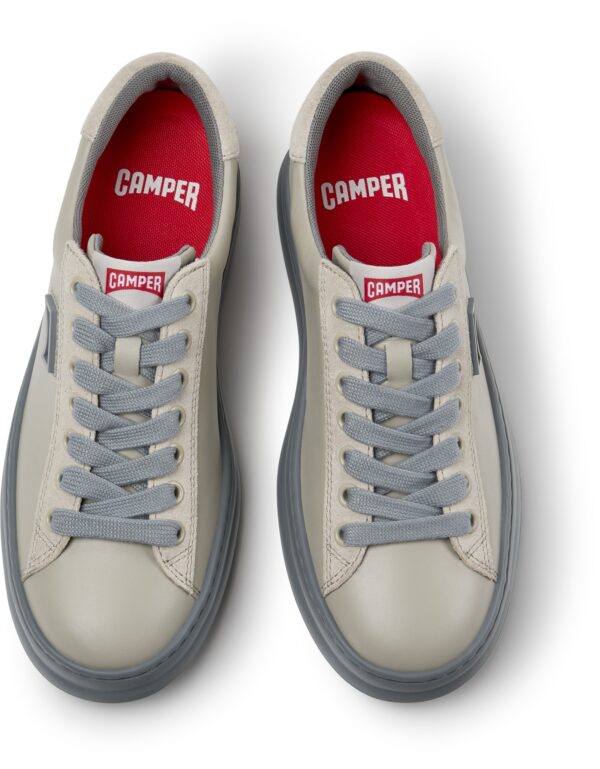 Camper Runner Four Kadın Bej Gri Spor Ayakkabı Sneaker K201855-015 - Görsel 2