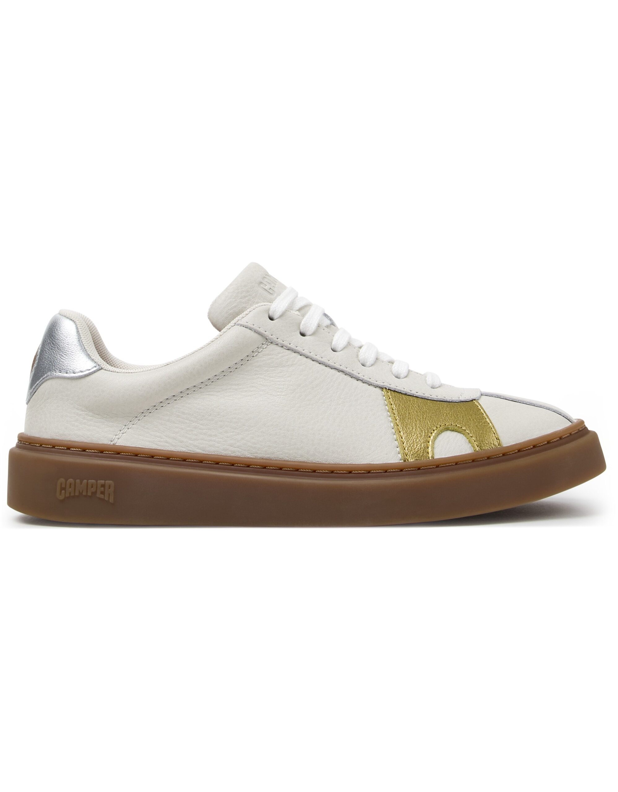 k201909-005-colorphotos-k201909-005-0002.jpg Camper Twins Kadın Beyaz Spor Ayakkabı Sneaker K201909-005 - Görsel 1