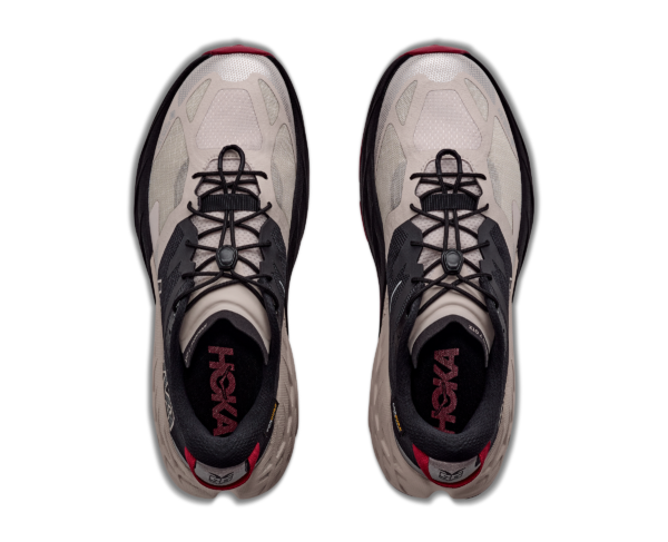 Hoka Speedgoat 7 GTX Traıl Run Erkek Bej Siyah Su Geçirmez Koşu Ayakkabısı 1176674-BKRV - Görsel 3