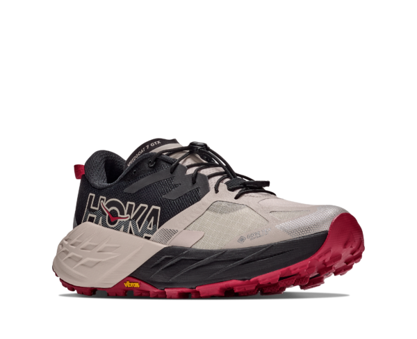 Hoka Speedgoat 7 GTX Traıl Run Erkek Bej Siyah Su Geçirmez Koşu Ayakkabısı 1176674-BKRV - Görsel 7