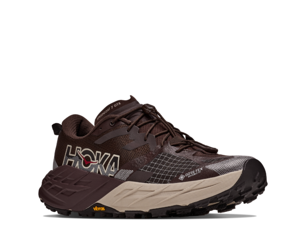 Hoka Speedgoat 7 GTX Traıl Run Erkek Kahverengi Su Geçirmez Koşu Ayakkabısı 1176674-SHCL - Görsel 7